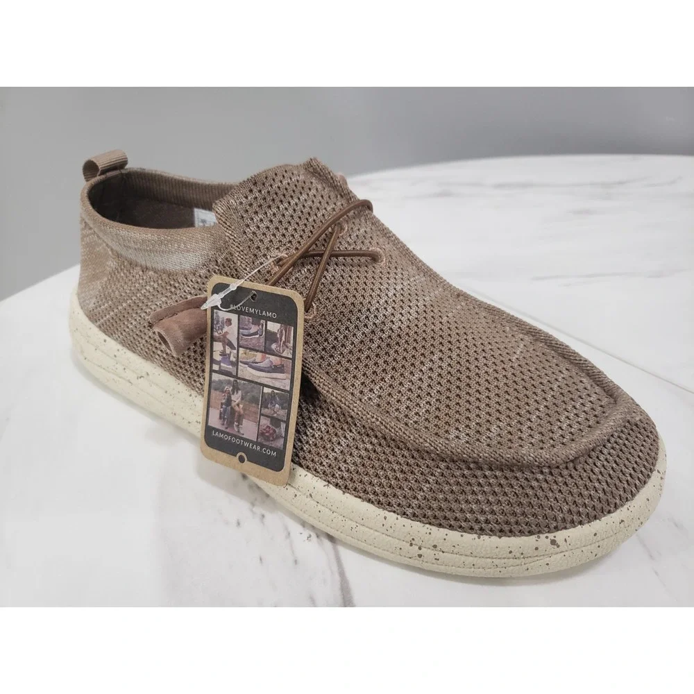 NEW NO BOX - Men's Lamo Michael SLIP‎ ON TAN Shoes Sneakers - Size 8